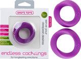 Endless Cockring - Big & Regular (Purple) Sex Toy Adult Pleasure