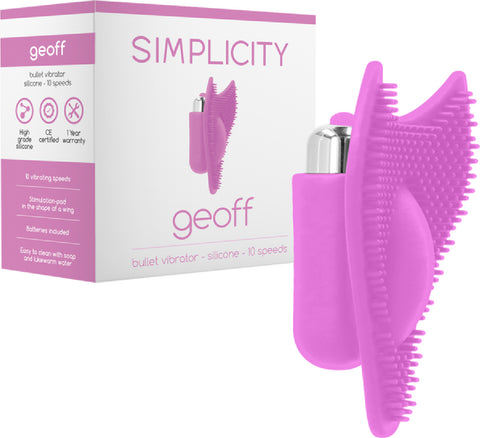 GEOFF Bullet Vibrator (Pink) Sex Toy Adult Pleasure