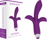 SINCLAIRE G-Spot + Clitoral Vibrator (Purple) Sex Adult Pleasure Orgasm