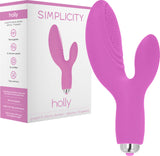 HOLLY G-Spot   Clitoral Vibrator (Pink) Sex Toy Adult Pleasure