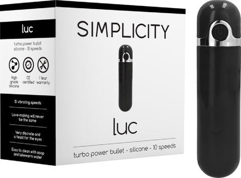 LUC Power Bullet (Black) Sex Toy Adult Pleasure