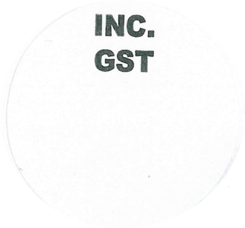 Inc.Gst Stickers (White)