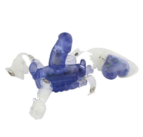Aphrodisia Mini Strap-On Vibe Sex Toy Adult Pleasure (Blue)