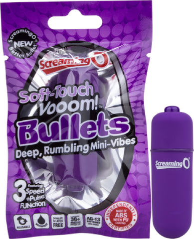 Vooom Bullet Soft-Touch (Purple) Vibrator Dildo Sex Toy Adult Orgasm
