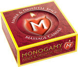 Monogamy Massage Candle - Steamy Amber & Oriental Spice Scented