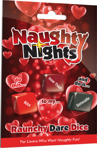 Naughty Nights Raunchy Dare Dice Fun Board Game For Friends Or Lovers