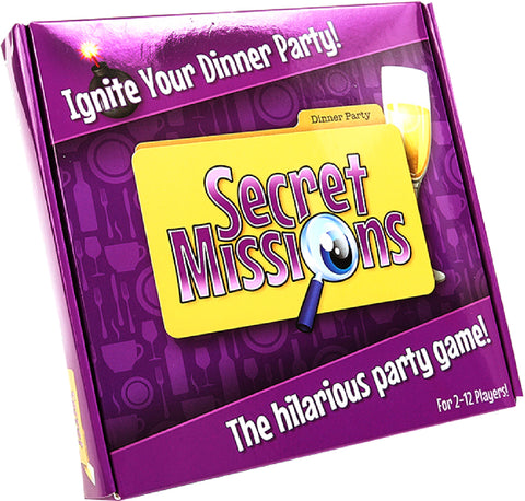 Secret Missions Dinner Party Fun Board Game For Friends Or Lovers