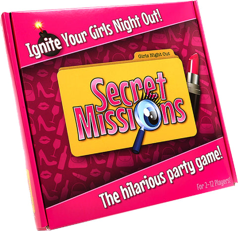 Secret Missions Girls Night Out Fun Board Game For Friends Or Lovers