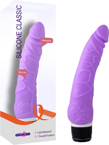 Silicone Classic Trojan (Lavender) Dildo Vibrator Sex Adult Pleasure Orgasm