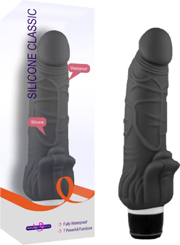 Silicone Classic Viking (Black) Dildo Vibrator Sex Adult Pleasure Orgasm