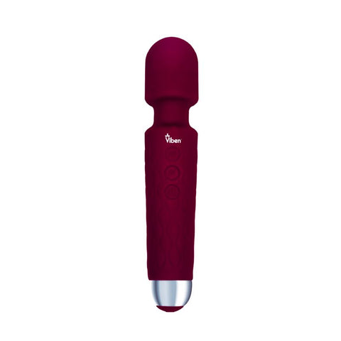 Viben Tempest Rechargeable Wand Massager Ruby