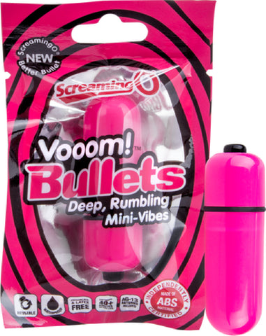 Vooom Bullets (Pink) Vibrator Dildo Sex Toy Adult Orgasm