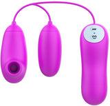 Suction & Vibro Bullets (Purple)