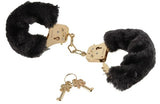 Deluxe Furry Cuffs (Gold/Black)