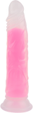 Neon Johnny Pink Suction Dildo