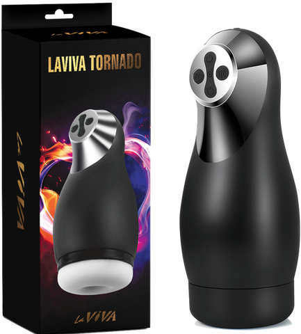 LaViva Tornado Suction Masturbator Multi Function (Black)