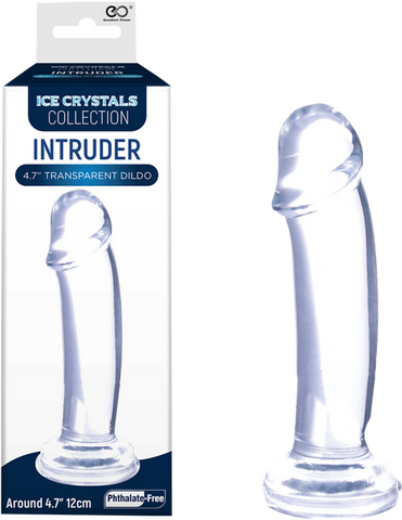 Intruder 4.7" Transparent Dildo (Clear)