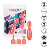 Rechargeable Massager Vibrator Dildo Kit Sex Toy Adult Pleasure Orgasm (Orange)