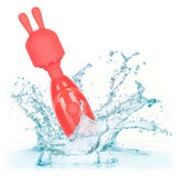Rechargeable Massager Vibrator Dildo Kit Sex Toy Adult Pleasure Orgasm (Orange)