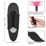 Lock-N-Play Remote Panty Teaser Sex Toy Adult Play Vibrator Secret (Black)