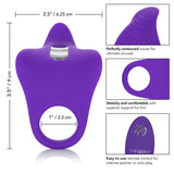 Silicone Remote Orgasm Ring Vibrator Sex Toy Adult Orgasm (Purple)