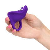 Silicone Remote Orgasm Ring Vibrator Sex Toy Adult Orgasm (Purple)