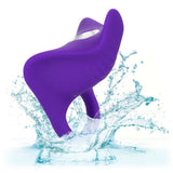 Silicone Remote Orgasm Ring Vibrator Sex Toy Adult Orgasm (Purple)