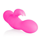 Silicone One Touch Rabbit Vibrator Dildo Sex Toy Adult Pleasure Dong Orgasm (Pink)