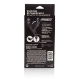 Silicone Rechargeable Remote Pleasurizer Cock Ring Adult Sex Toy Orgasm (Black)